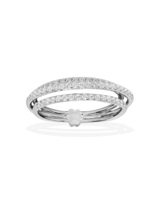 Silver with CZ Ring / A13638OX