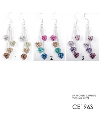 CE196S, HEART WITH CHAIN