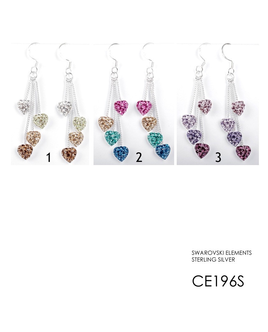 CE196S, HEART WITH CHAIN