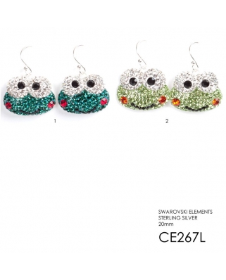 Crystal Earrings / CE267L, KEROKEROKEROPPI