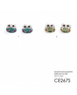 Crystal Earrings / CE267S, KEROKEROKEROPPI