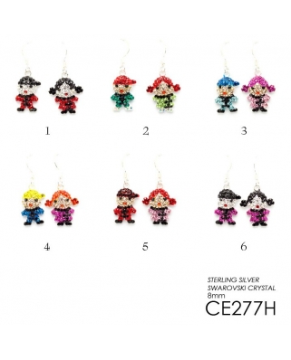 Crystal Earrings / CE277H, CHINA TWINS