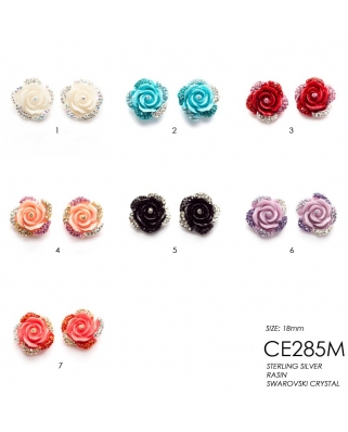Crystal Earrings / CE285M, 18MM