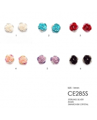 Crystal Earrings / CE285S, 14MM