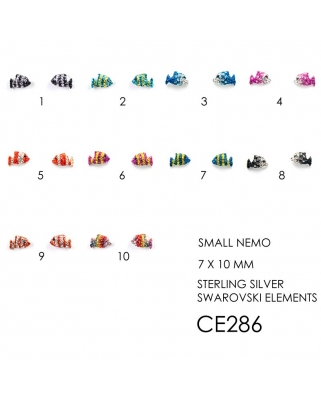 Crystal Earrings / CE286 SMALL NEMO