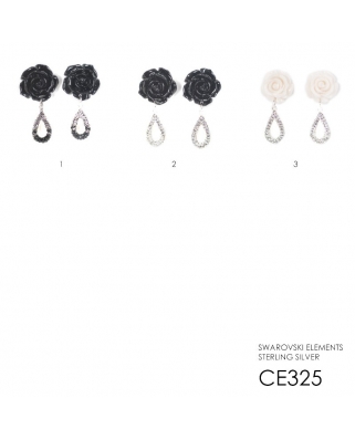 Crystal Earrings / CE325, ROSE