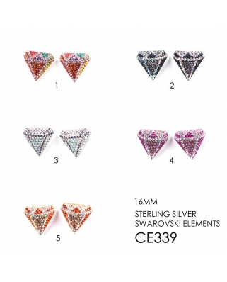 Crystal Earrings / CE339, DIAMOND