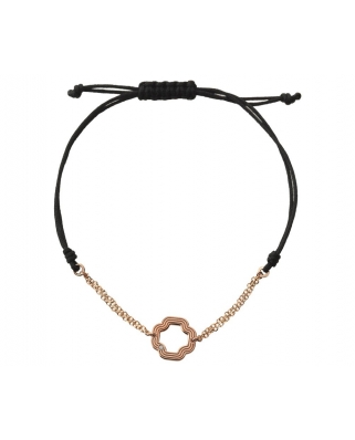 Ekan 18K Gold half-chain half-string bracelet / 38806