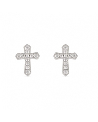 Silver with CZ Earrings / AE8823OX