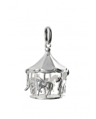 Trojan Horse Aromatherapy Essential Oil Diffuser Sterling Silver Pendant