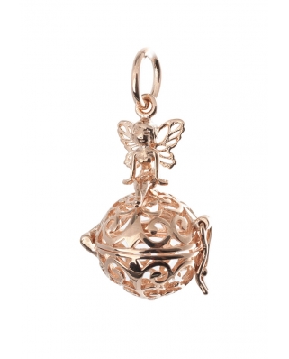 Angel Aromatherapy Essential Oil Diffuser Sterling Silver Pendant