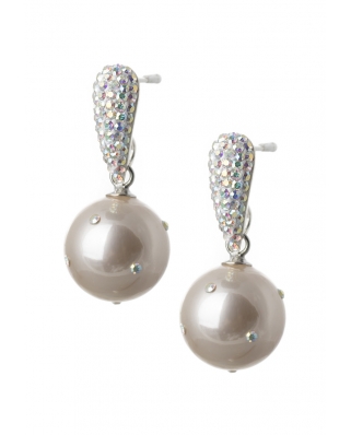 Crystal Pearl Earrings / CE414-2