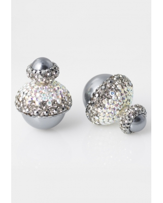 Crystal Pearl Earrings / CE418-5