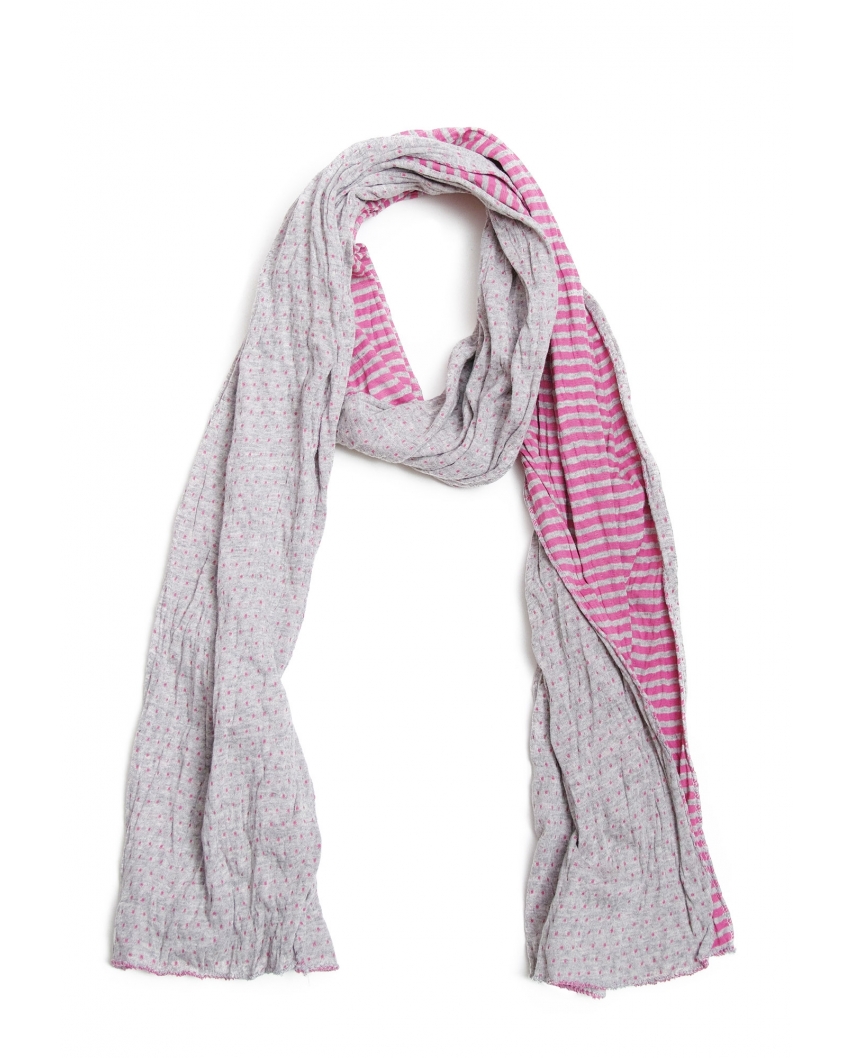 2 Layers Striped Scarf