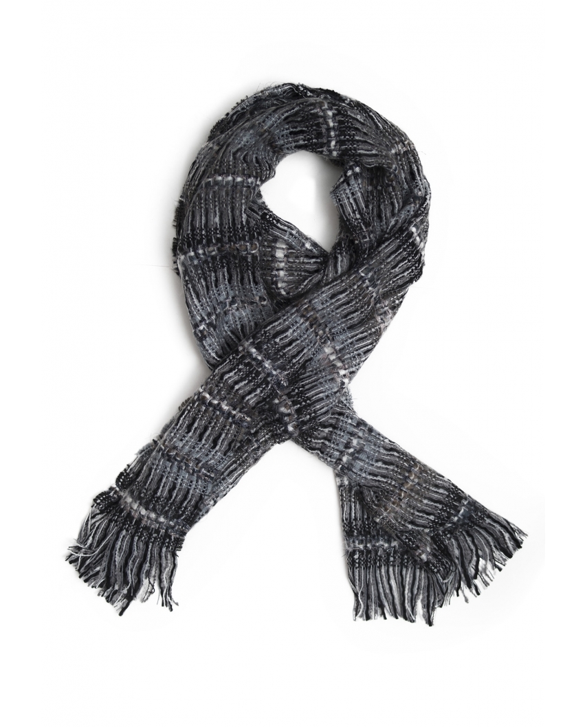 Striped Woven Scarf