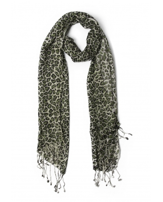 Leopard Printed Scarf / ST099-11