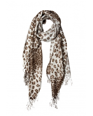 Leopard Printed Scarf / ST099-09
