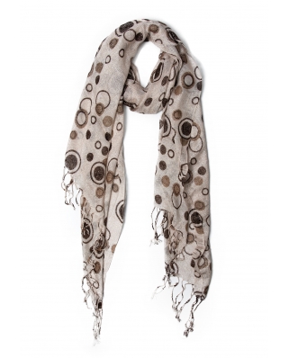 Dots Printed Scarf / ST099-08