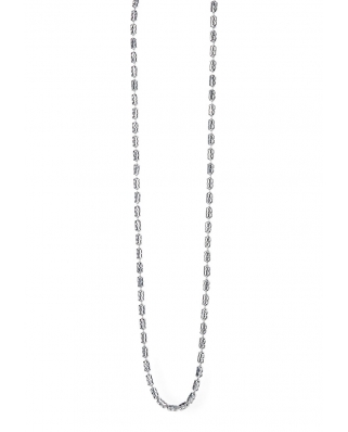 Bamboo Silver Necklace
