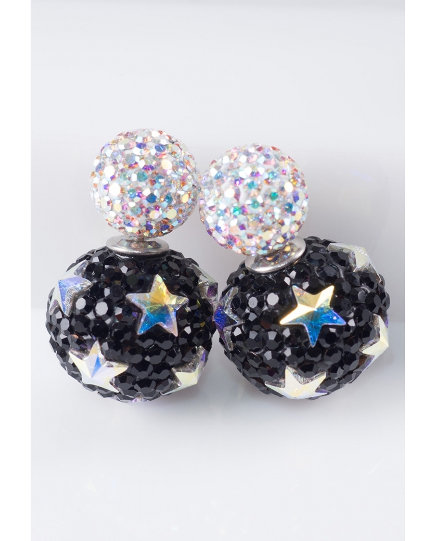Star Crystal Earrings / CE421-06