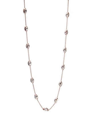 Tycoon Rose Gold Vermeil Necklace 42cm
