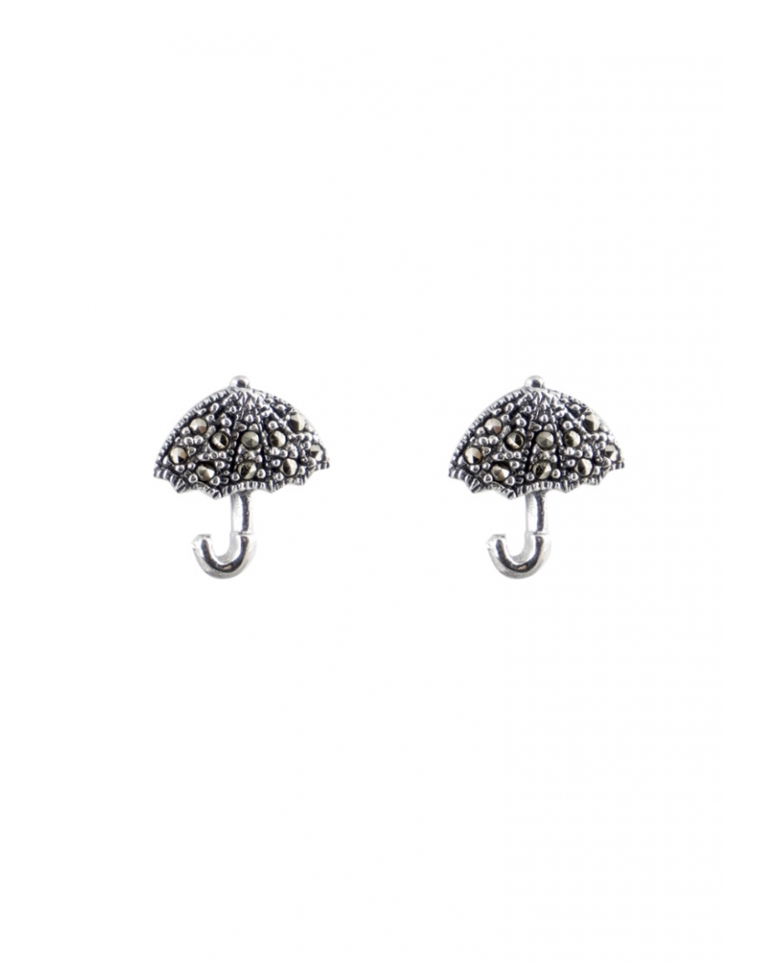 Umbrella Sterling Silver Earring