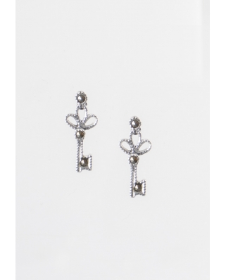 Sterling Silver Earring Key