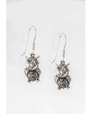 Sterling Silver Earring owl