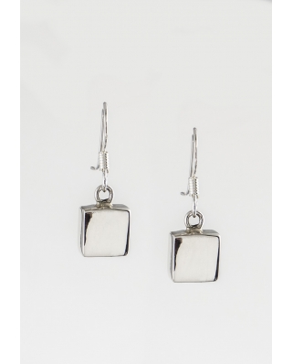 Sterling Silver Earring Square
