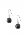 Round Bead Sterling Silver Earring