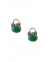 Green Argent Sterling Silver Earring