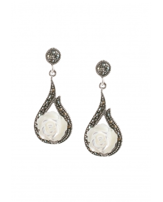 Mother of Pearl Sterling Silver Earring