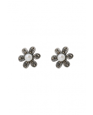 Flower Sterling Silver Earring
